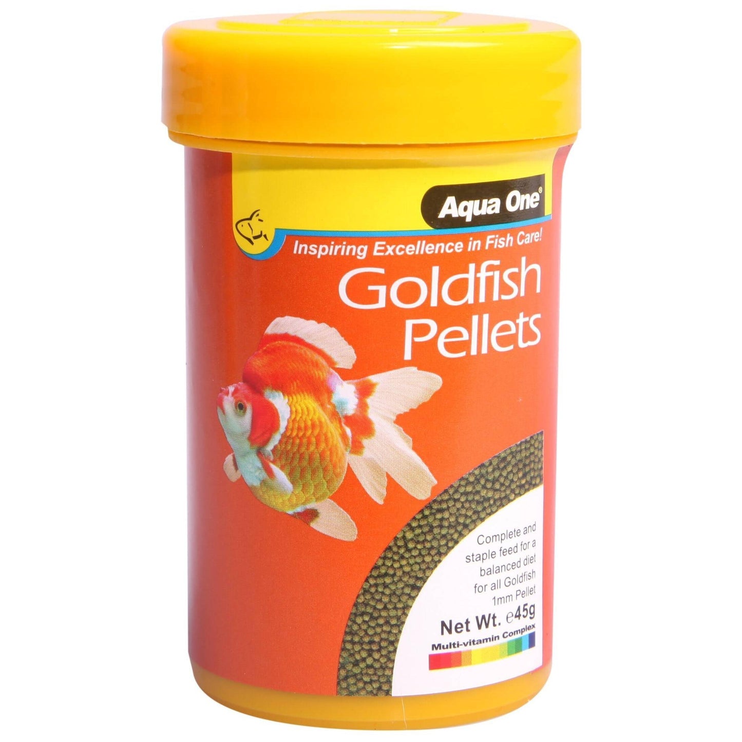 Aqua One Goldfish Pellet Food 45g