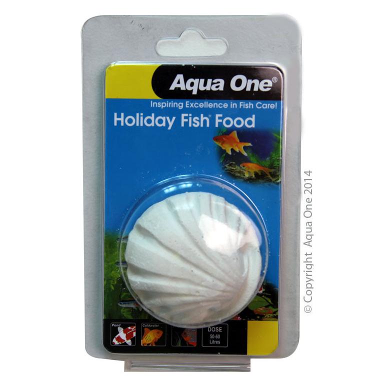 Aqua One Block Holiday Fish Food Feeder 40g