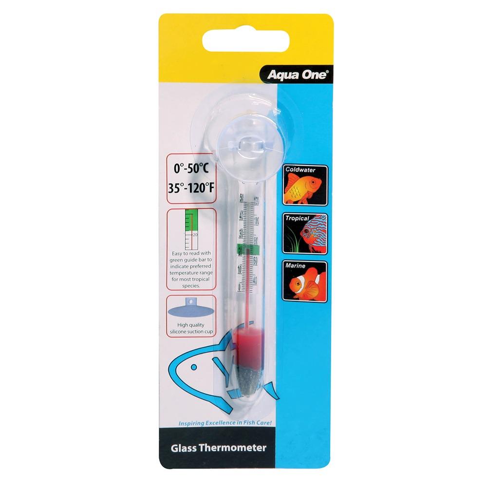 Aqua One Glass Thermometer