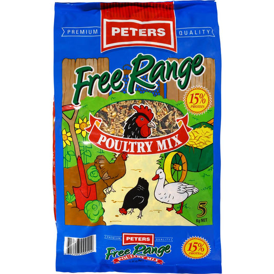 Peters Free Range Poultry Mix 5kg