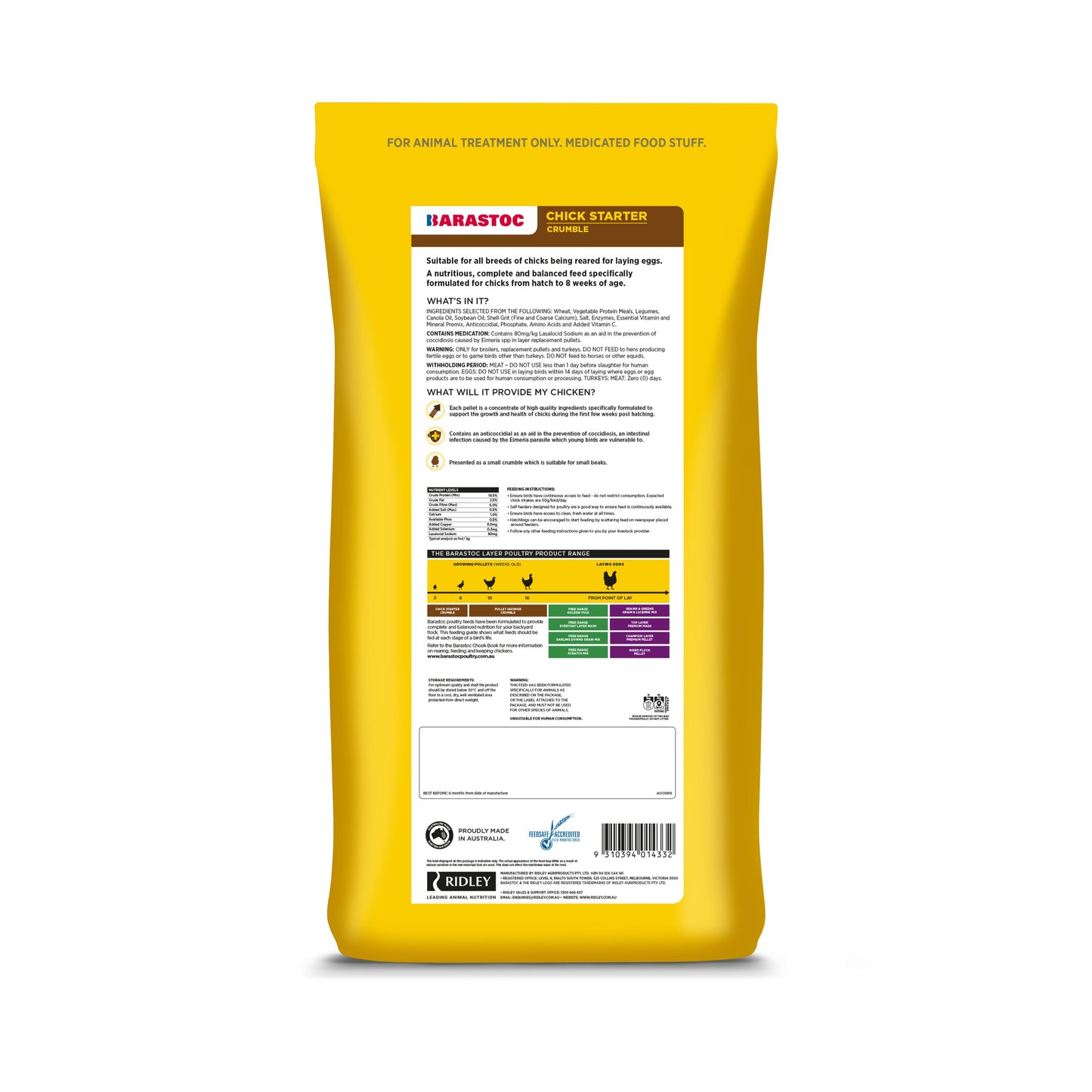 Barastoc Chicken Starter 20kg