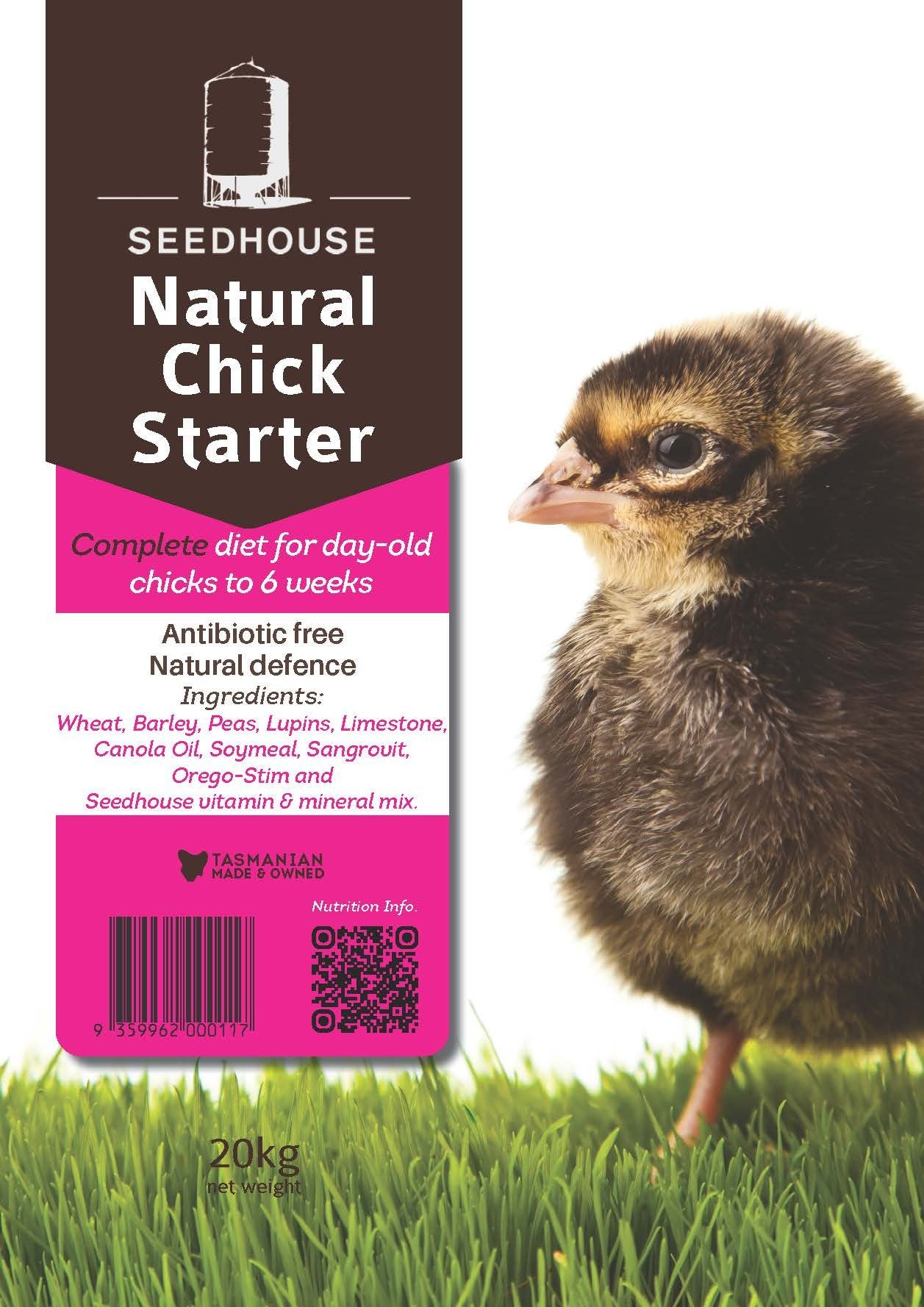 Seedhouse Natural Chick Starter 20kg