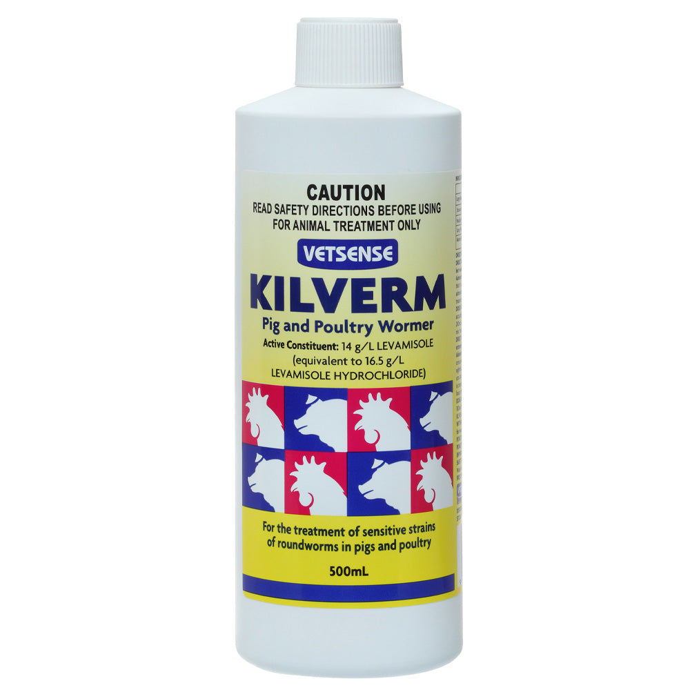 Vetsense Kilverm Pig and Poultry Wormer 500ml