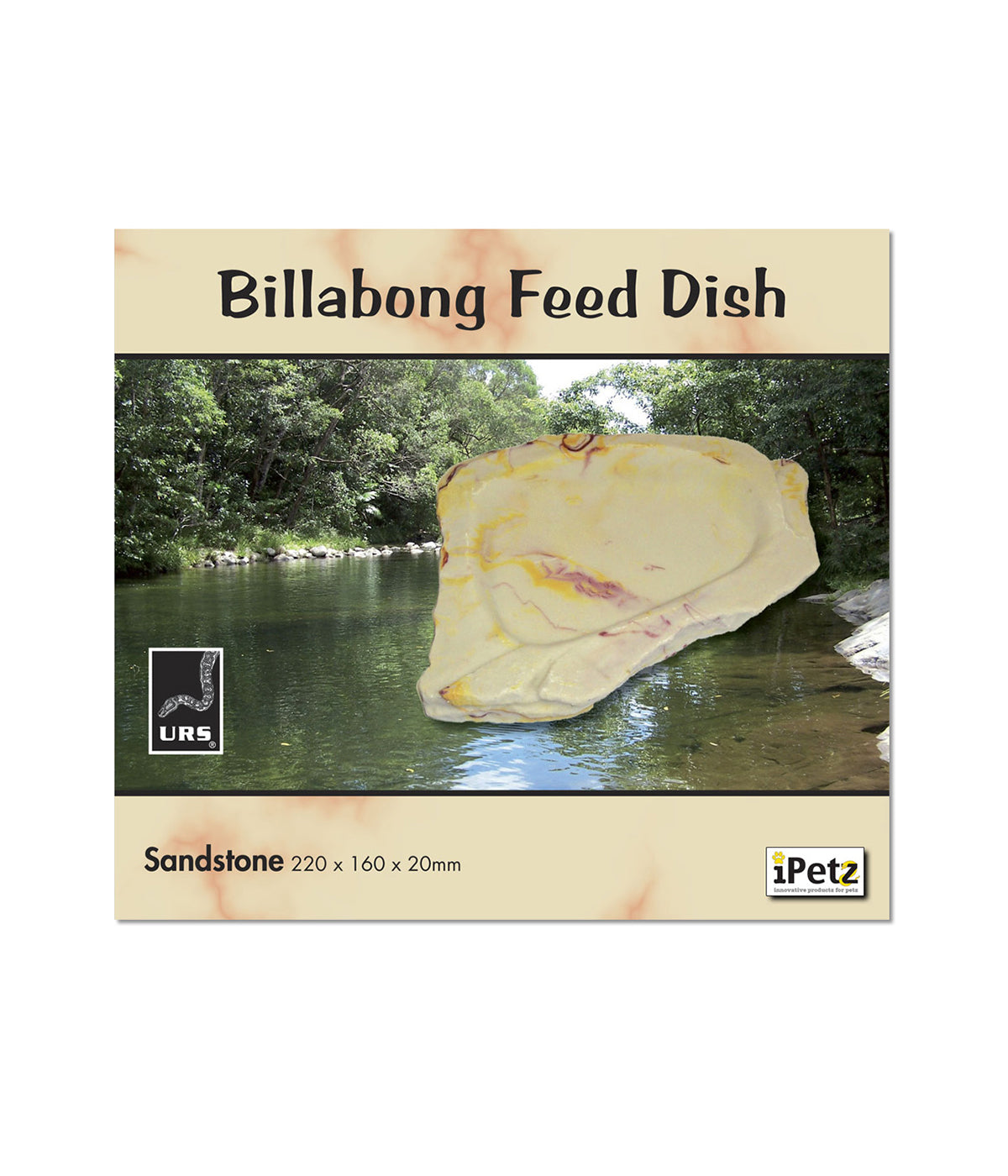 Billabong Reptile Feeding Dish Sandstone