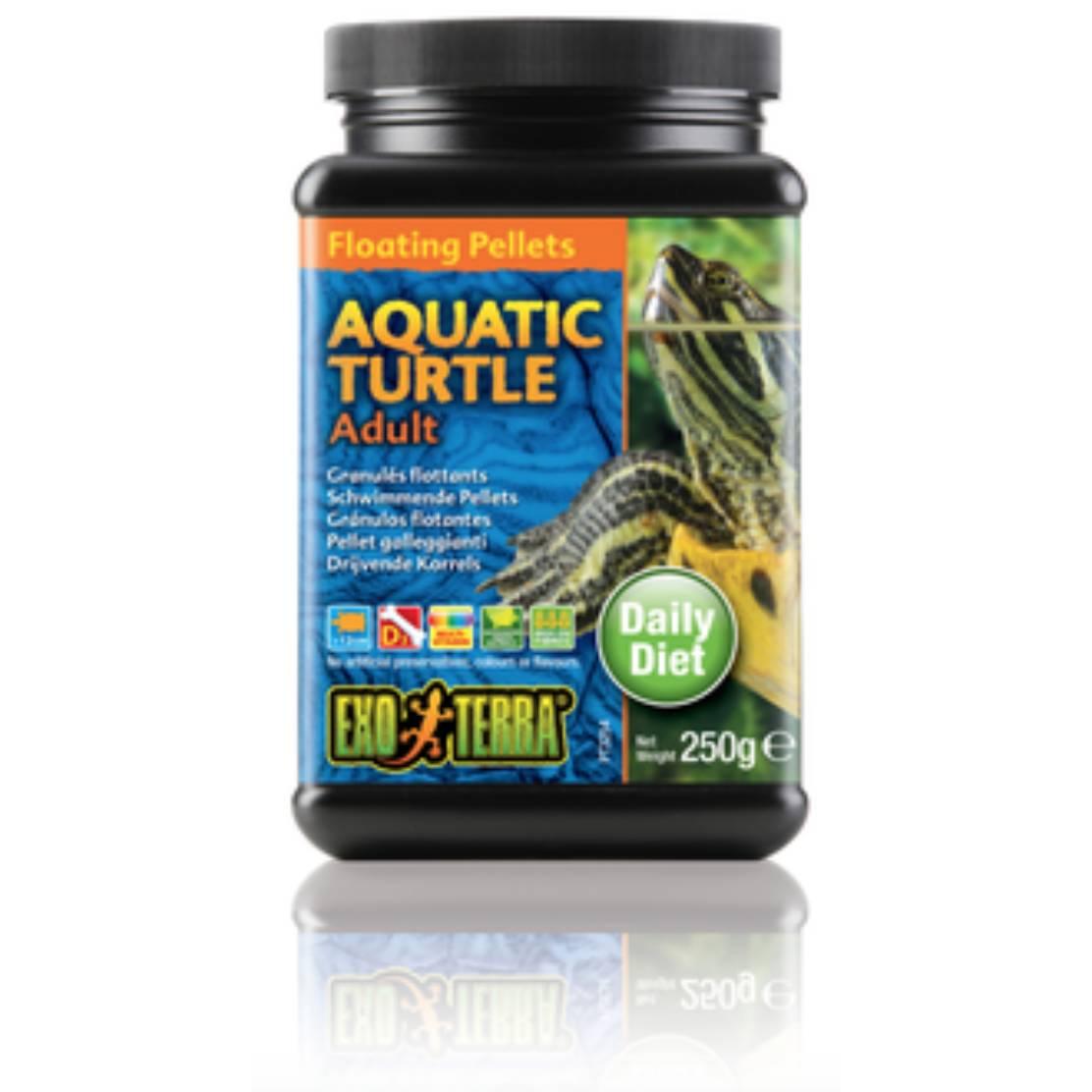 Exo Terra Adult Aquatic Turtle Pelleted Food 250g