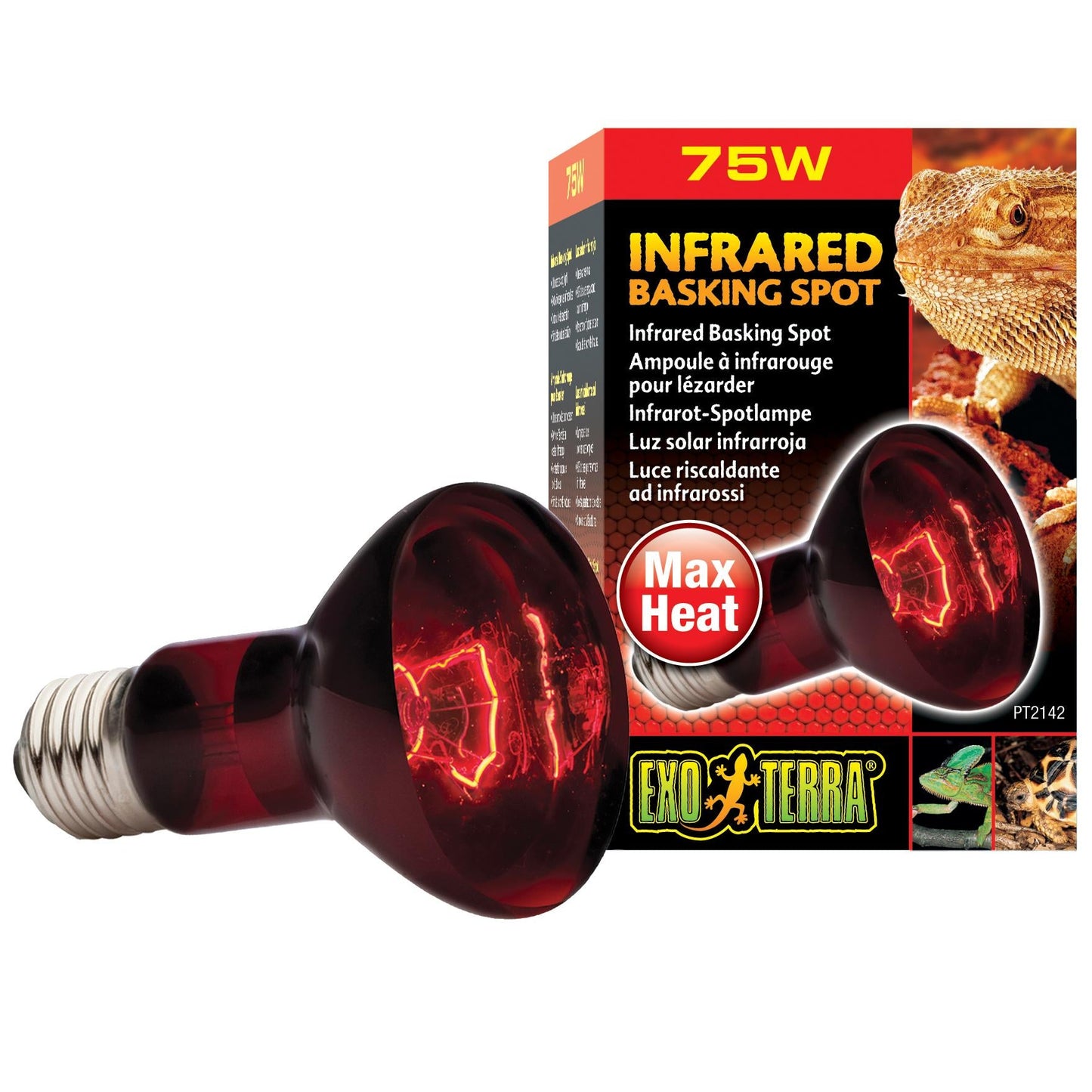 Exo Terra Heat Glo Infrared Heat Lamp 75 Watt