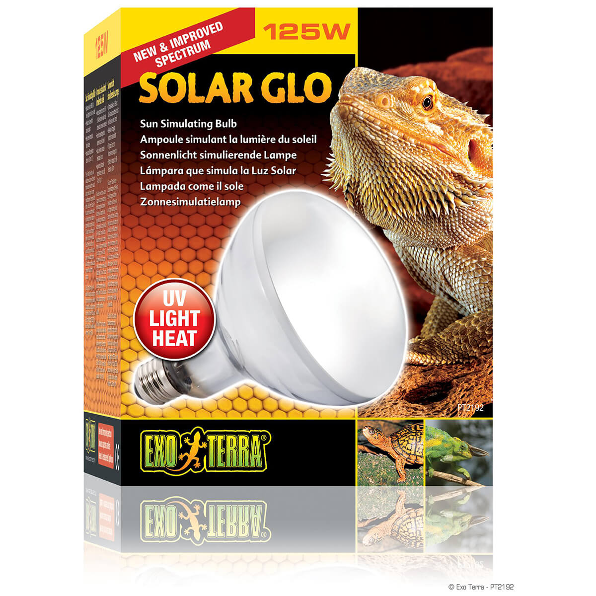 Exo Terra Solar Glo Self Ballasted UV Heat Lamp 125W