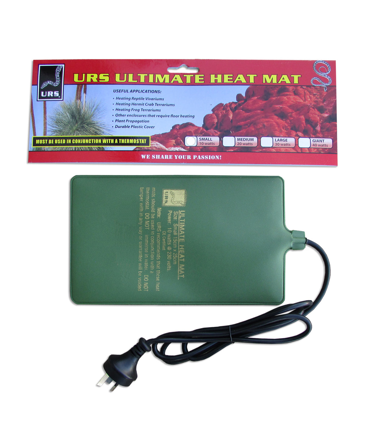 URS Reptile Ultimate Heat Mat Small