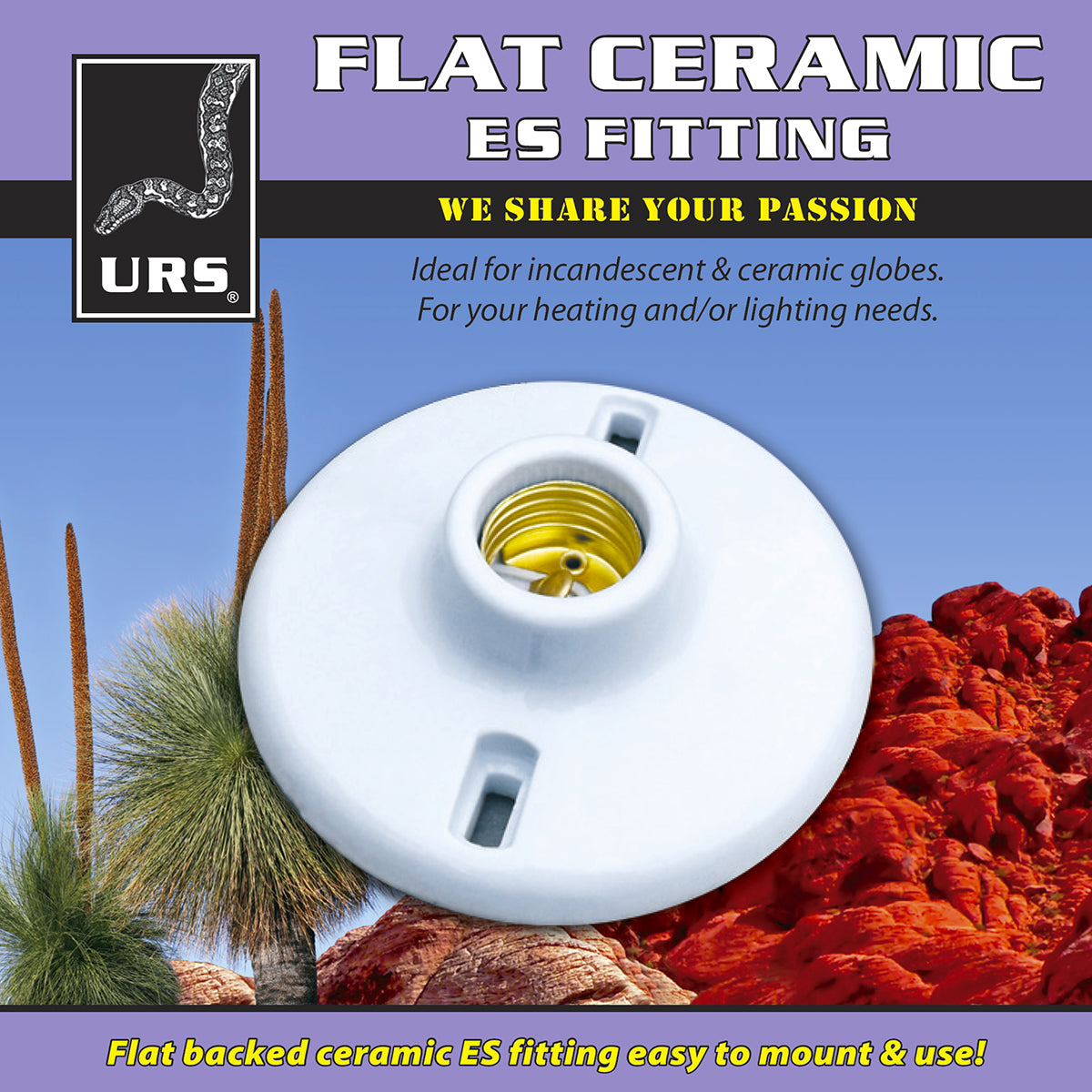 URS Flat Ceramic Es Fitting