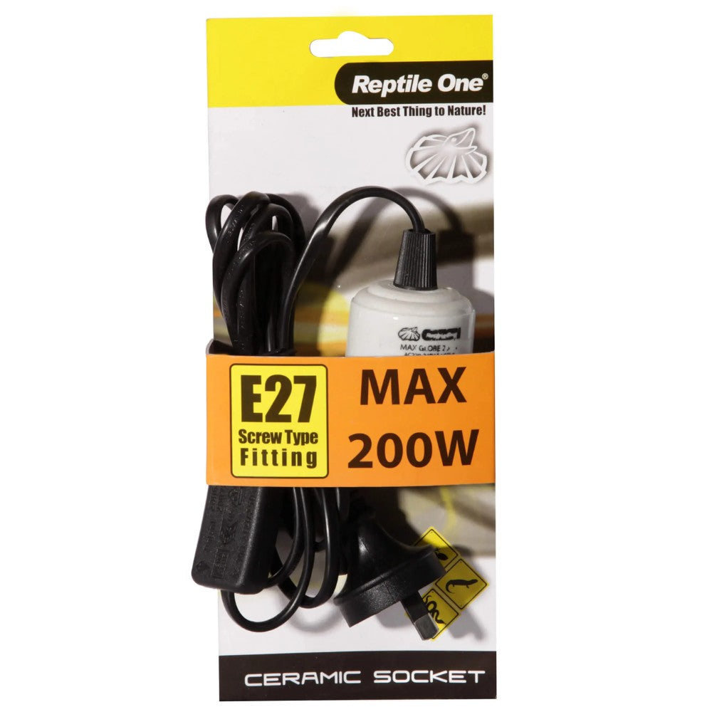 Reptile One Heat Lamp Lead - Screw