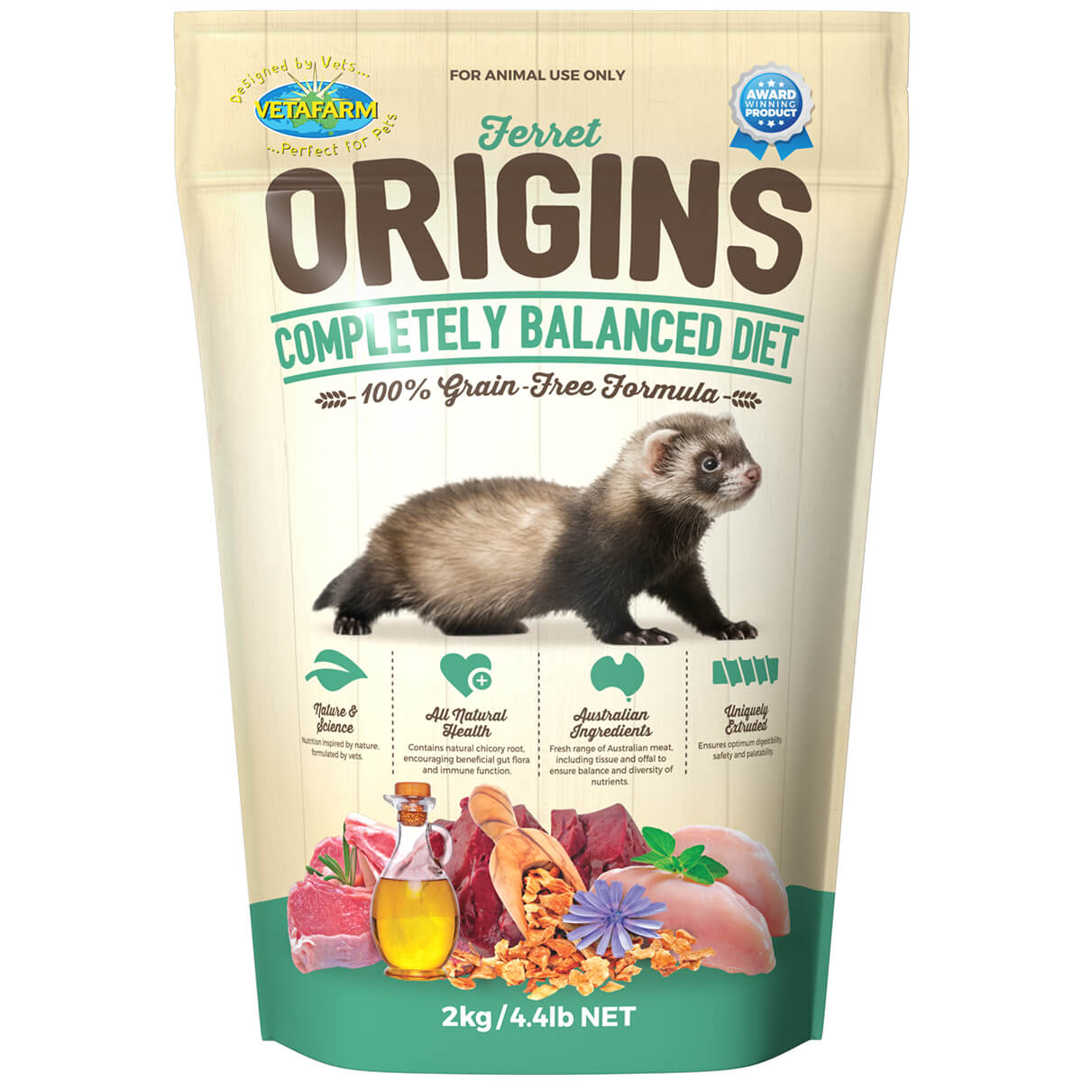 Vetafarm Ferret Origins 2kg