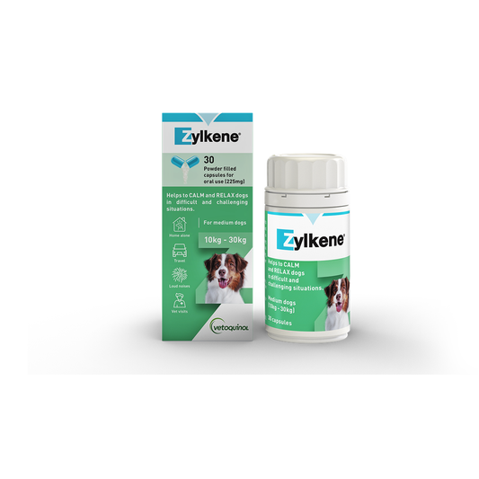 Zylkene Capsules 225mg For Dogs 10-30kg 30pk