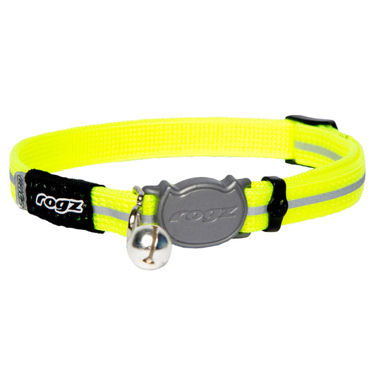 Rogz Alleycat Safety Release Collar Dayglo