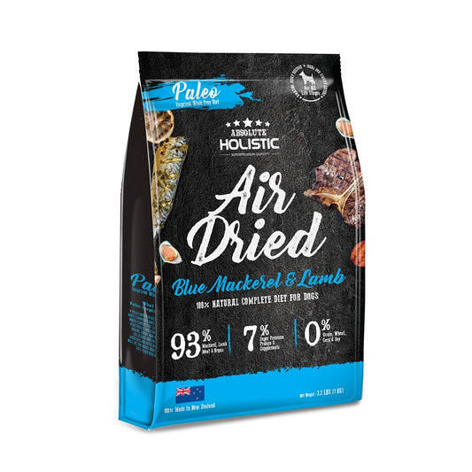 Absolute Holistic Air Dried Blue Mackerel Dry Dog Food 1kg