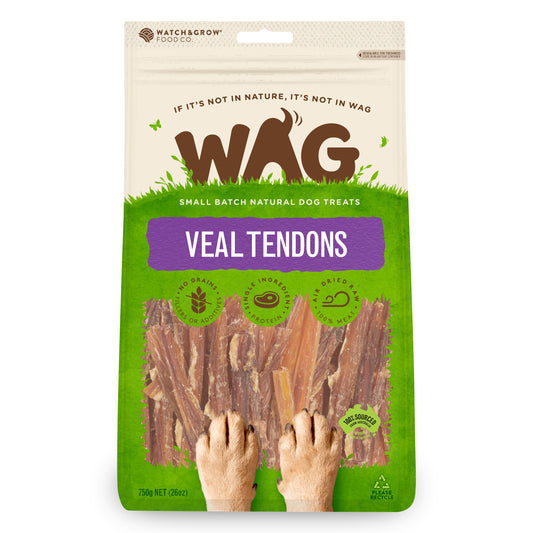 WAG Veal Tendons Premium Cuts Dog Treats