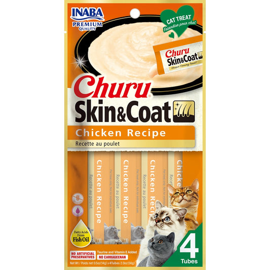 Inaba Churu Skin & Coat Chicken 56g