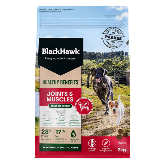 Black Hawk Healthy Benefits Joints Muscles Dry Dog Food