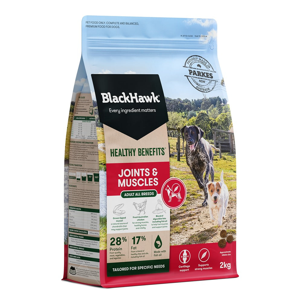 Black Hawk Healthy Benefits Joints Muscles Dry Dog Food