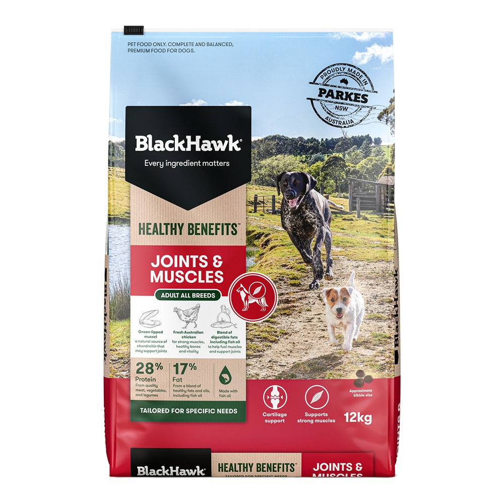 Black Hawk Healthy Benefits Joints Muscles Dry Dog Food