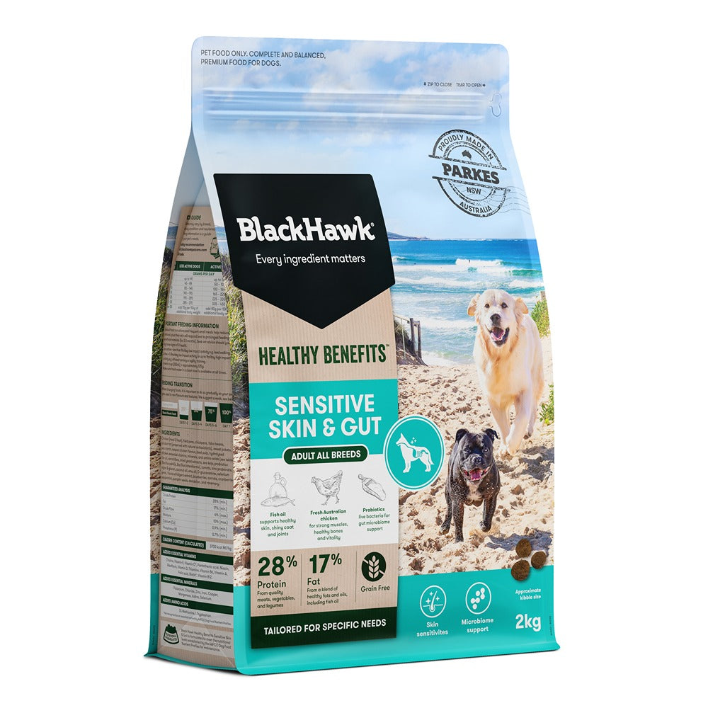 Black Hawk Healthy Benefits Sensitive Gut Dry Dog Food