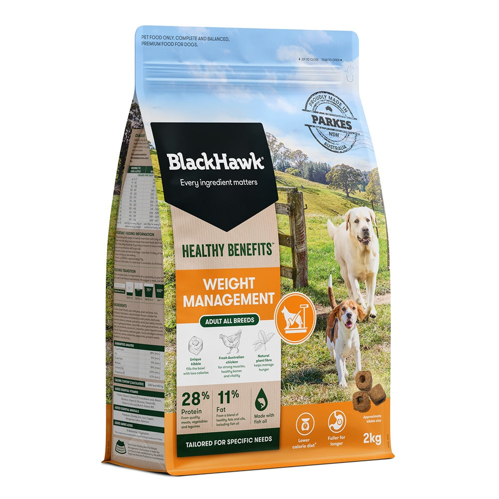 Black Hawk Healthy Benefits Weight Management Dry Dog Food