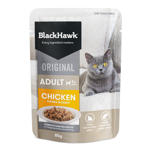 Black Hawk Original Chicken in Gravy Wet Cat Food