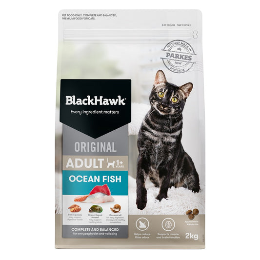 Black Hawk Original Ocean Fish Dry Cat Food