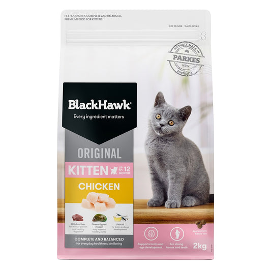 Black Hawk Original Chicken Dry Kitten Food