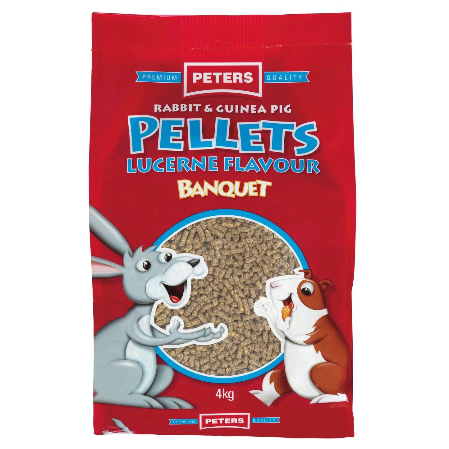 Peters Rabbit & Guinea Pig Pellets Lucerne Flavour 4kg