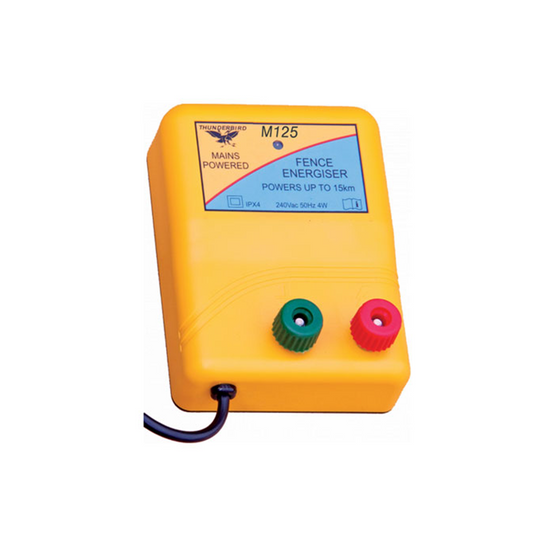 Thunderbird M125 240v Mains Powered Electric Fence Energiser 15km
