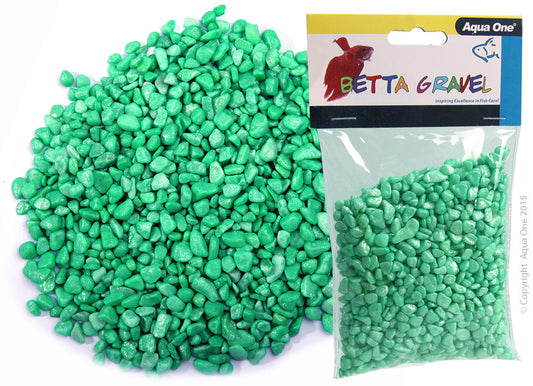 Aqua One Betta Gravel Metallic Green 350g