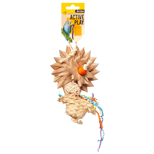 Avi One Bird Toy Potted Palm Flower