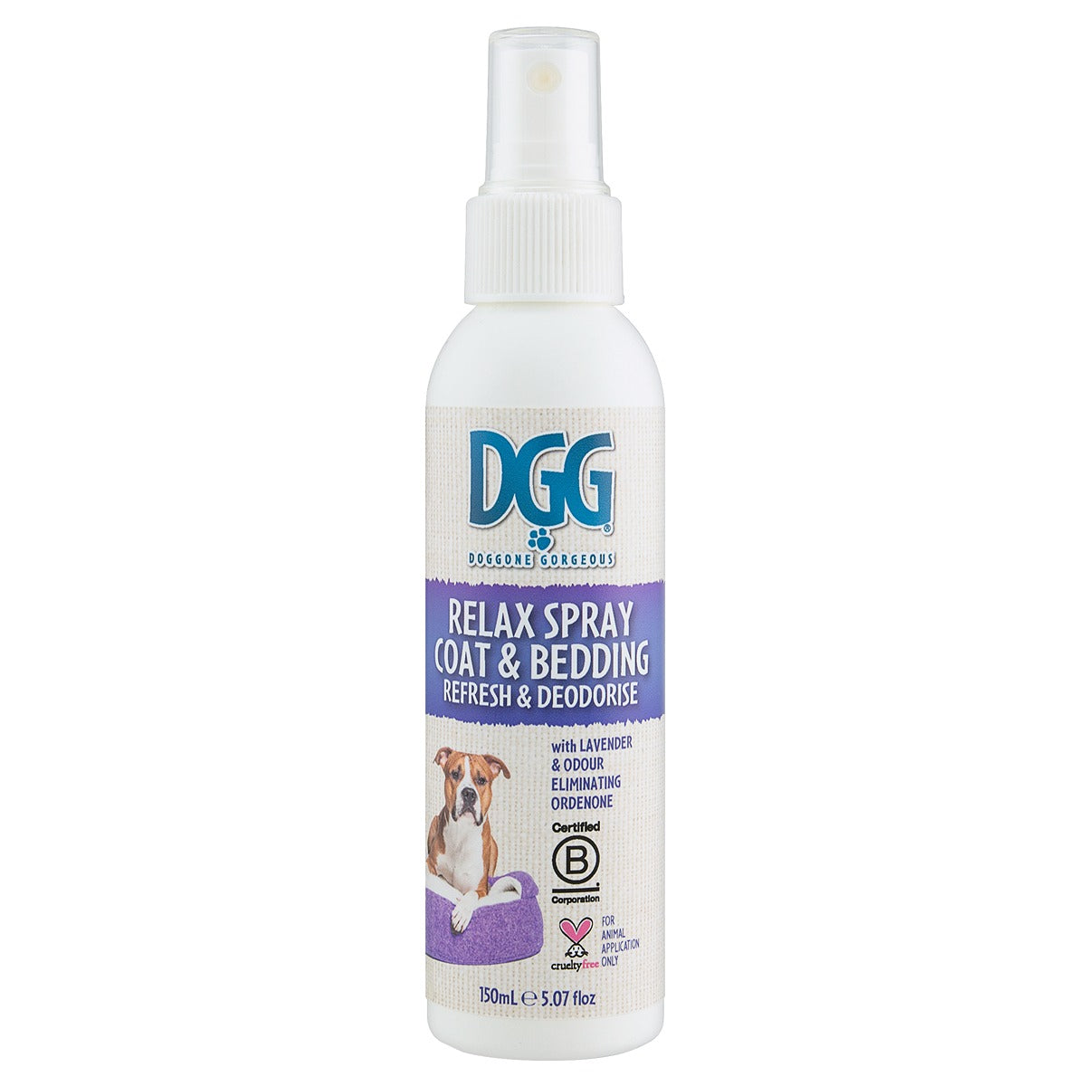 DGG Relax Dog Coat & Bedding Spray 150ml