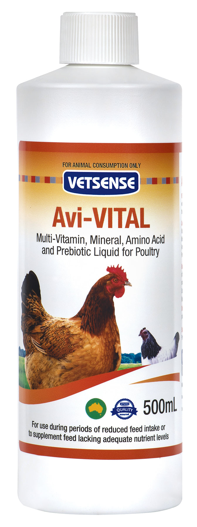 Vetsense Avi-Vital Multi Vitamins & Prebiotic Supplement For Chickens