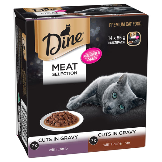 Dine Classic Collection Mixed Meat Wet Cat Food 14x85g