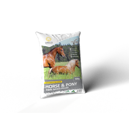 ORECO Horse and Pony Fibre Based Pellets 15kg