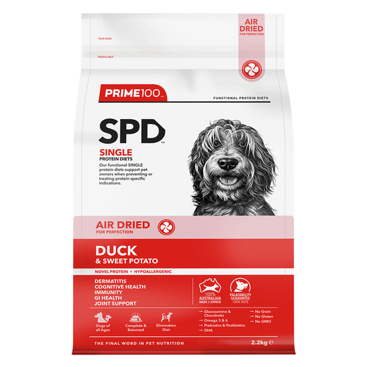 Prime100 SKG Air Dried Duck & Sweet Potato Dry Dog Food