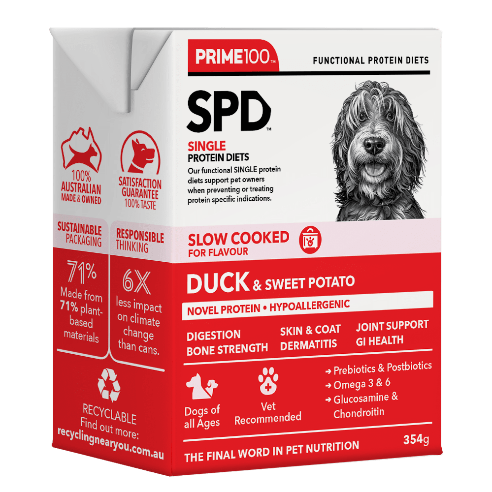 Prime100 SPD Slow Cooked Duck & Sweet Potato Wet Dog Food