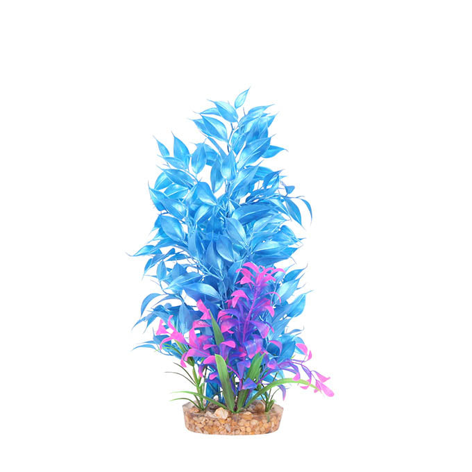 Kazoo Metallic Large Leaf Plastic Plant - Large