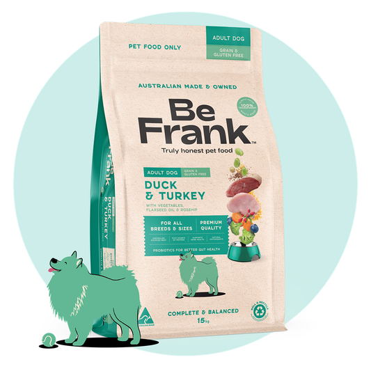 Be Frank Grain Free Duck & Turkey Dry Dog Food