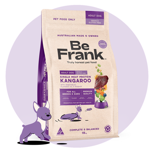 Be Frank Grain Free Kangaroo Single Protein Dry Dog Food
