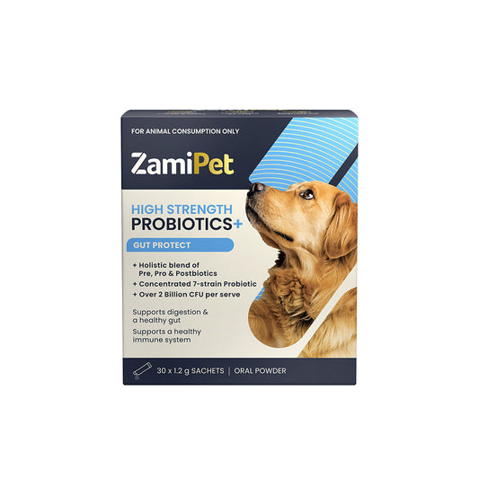 ZamiPet High Strength Probiotics+ Gut Protect Dogs 30 x 1.2g