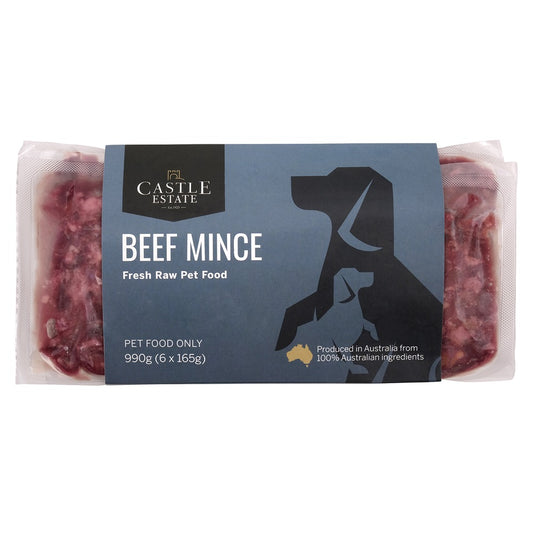 Castle Estate Beef Mince 990g (6 x 165g)