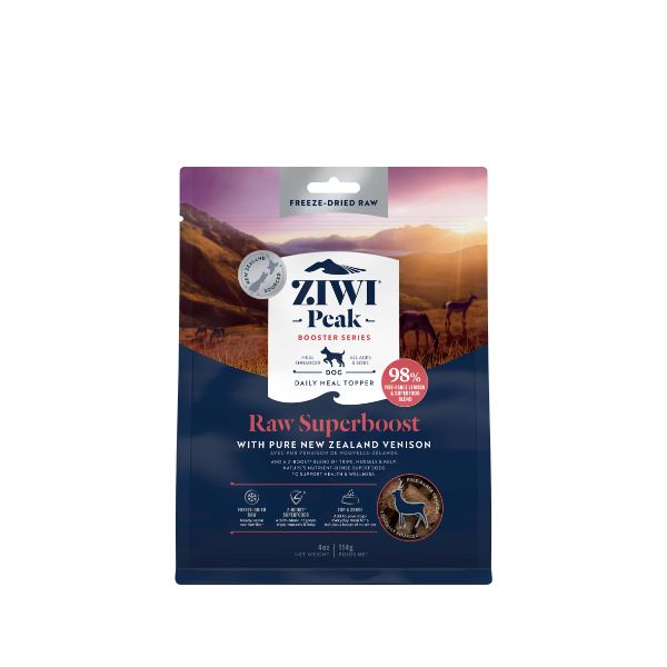 Ziwi Peak Freeze Dried Superboost Venison Dog Food Topper