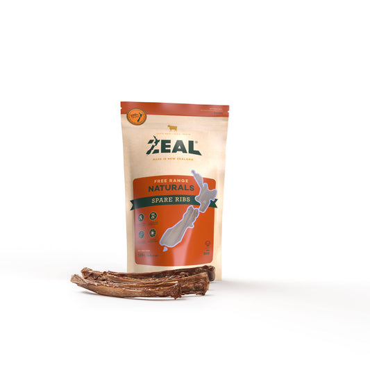 Zeal Free Range Naturals Spare Ribs Dog Treats 125G