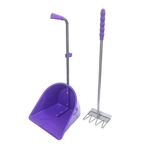 Bainbridge Plastic Pooper Scoop Set - Purple