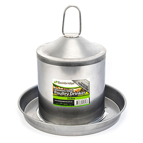 Bainbridge Stainless Steel Poultry Drinker