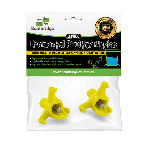 Bainbridge Horizontal Nipple - 2 Pack