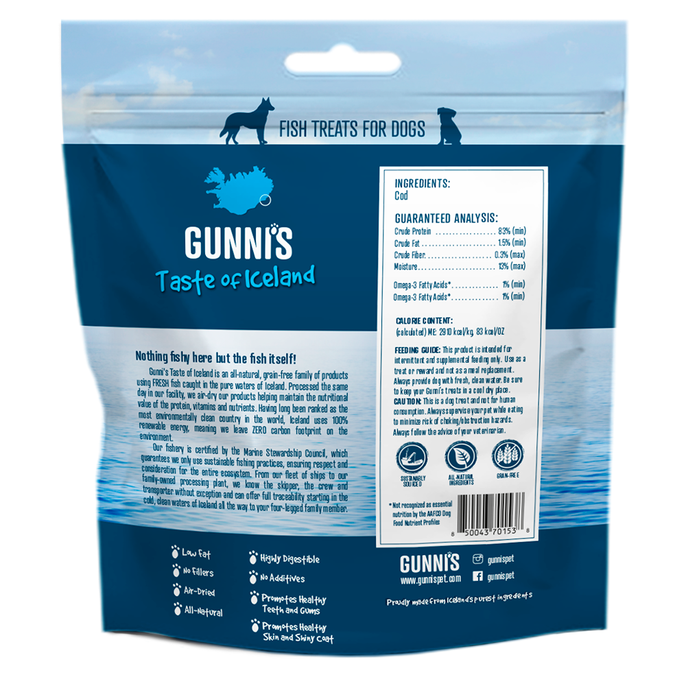 Gunni's Cod Baby Bites Dog Treats 71g