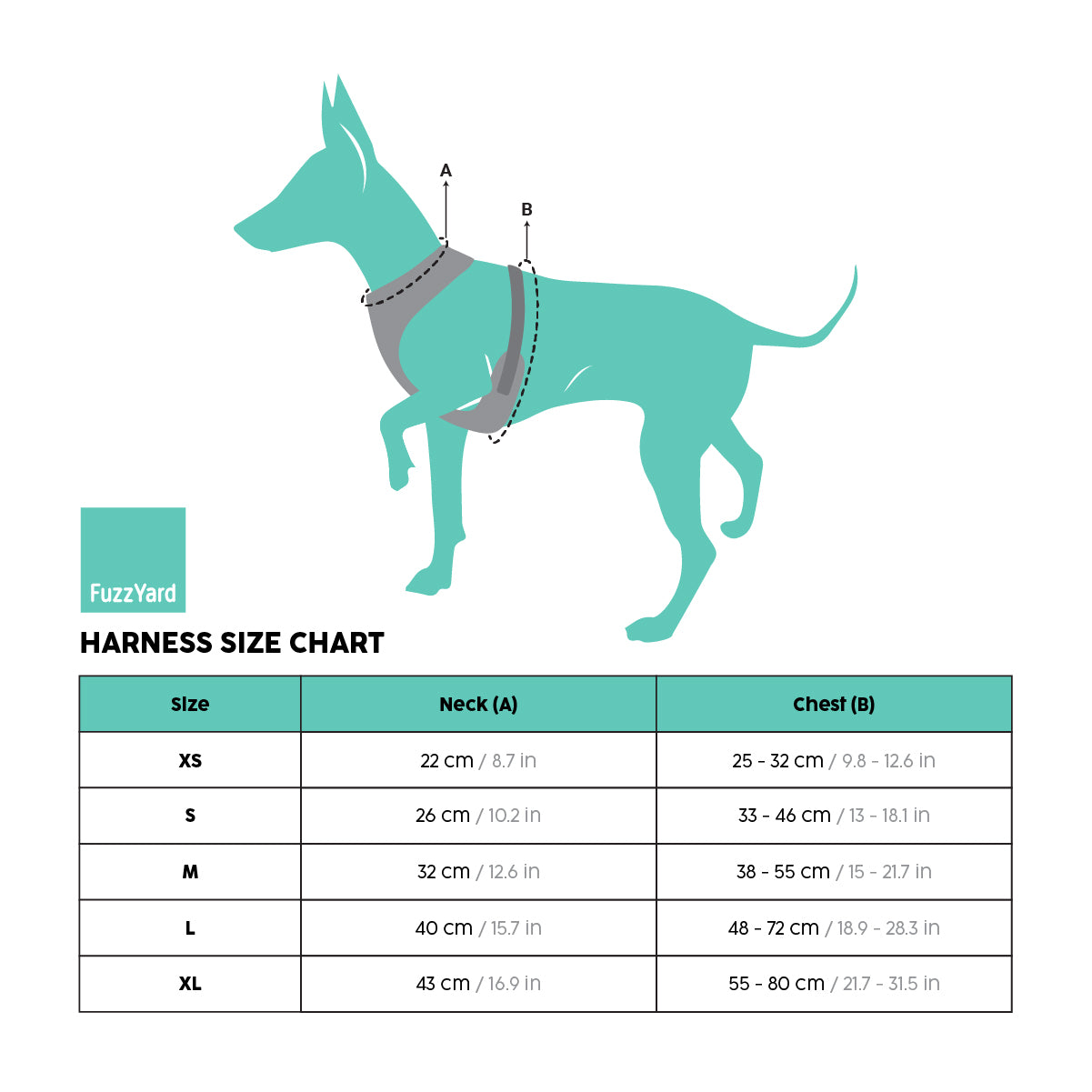 FuzzYard Cotton Candy Dog Harness